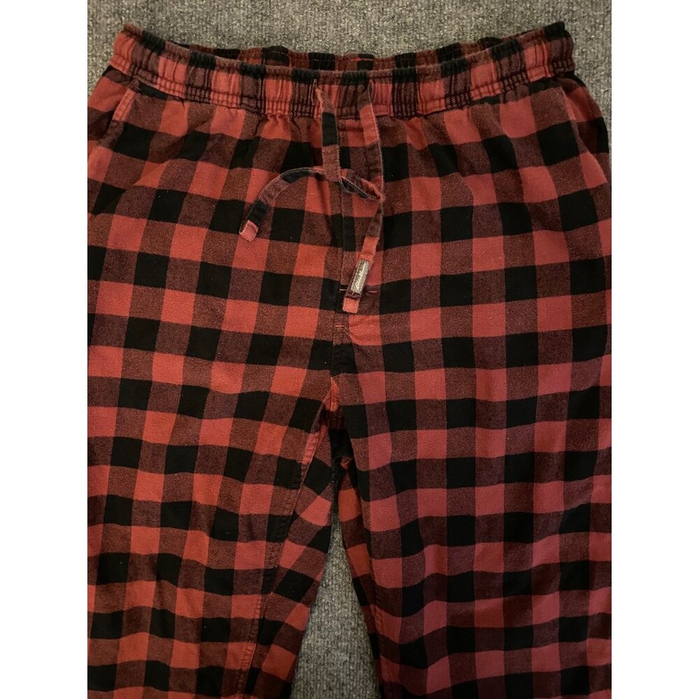 Eddie Bauer Buffalo Plaid Cozy Flannel Pajama Pants Men M (32-34) Loungewear PJs